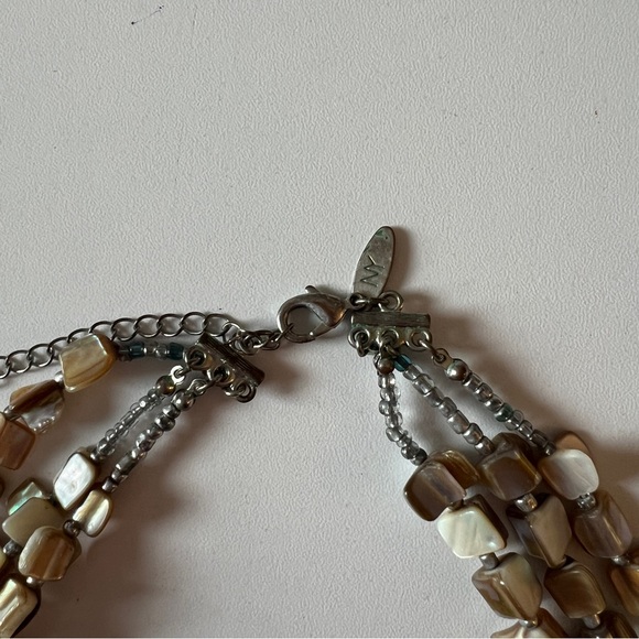 Turquoise Jelly Beans Layered Necklace J32 - Picture 5 of 5